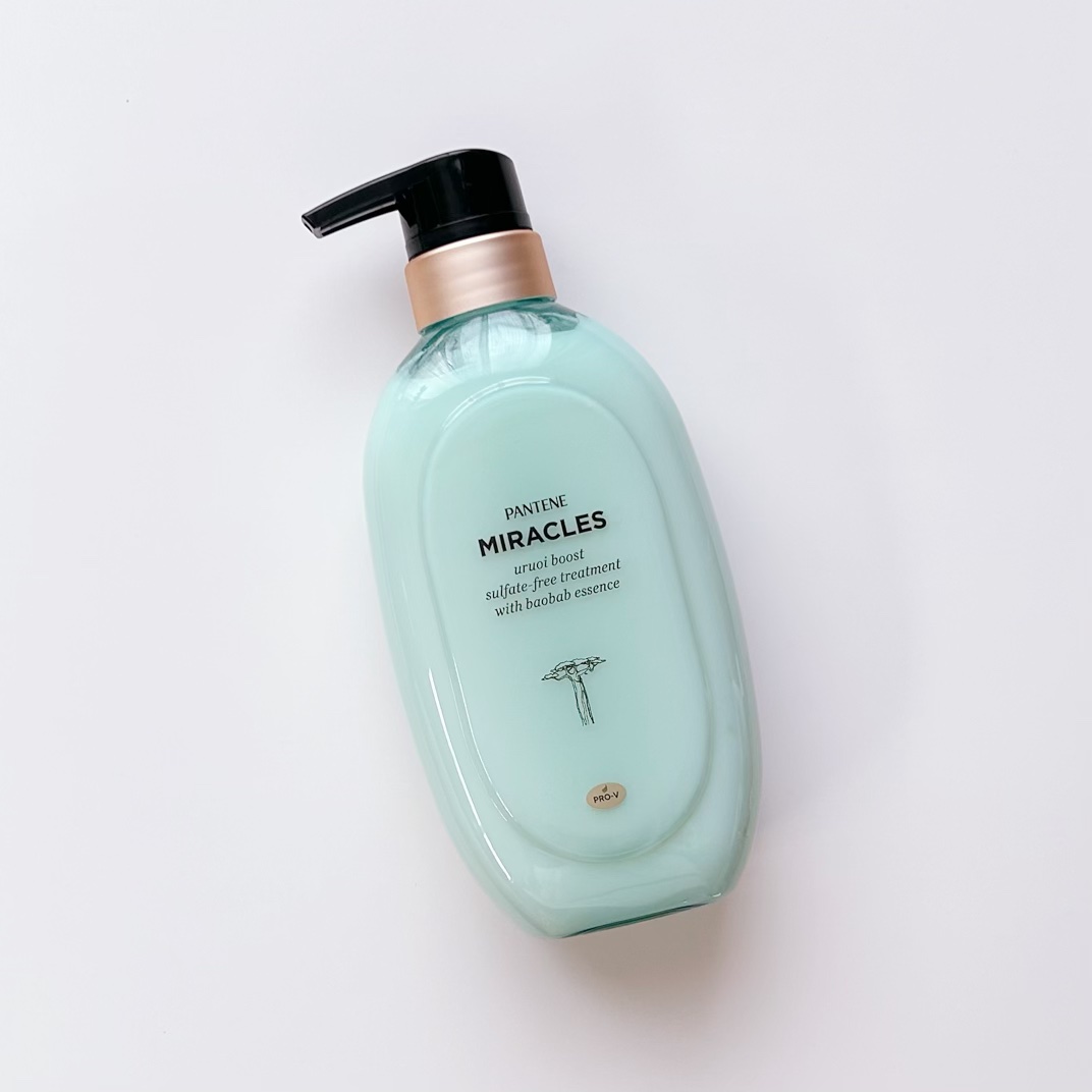 ミラクルズ うるおいブースト シャンプー/トリートメント トリートメント 440g/パンテーン/市販シャンプーを使ったクチコミ（1枚目）