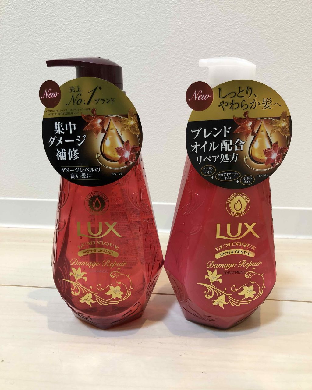 ルミニーク ダメージリペア シャンプー/トリートメント/LUX/市販シャンプーを使ったクチコミ(1枚目)