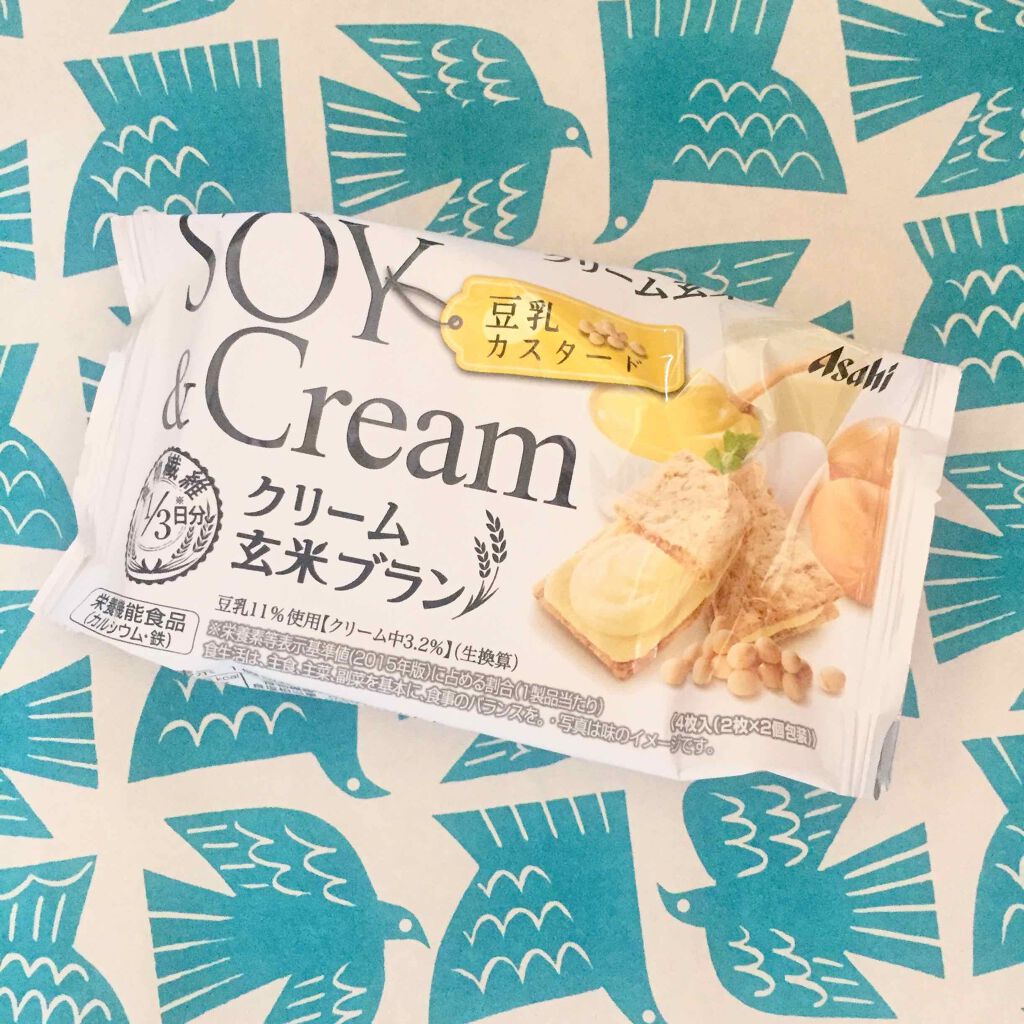 バランスアップクリーム玄米ブラン	 豆乳カスタード/アサヒフードアンドヘルスケア/バランス栄養食を使ったクチコミ（1枚目）