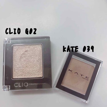 KATE ザ アイカラーのクチコミ「購入コスメの紹介をします！

✧CLIO プロシングルシャドウ  Ｇ02
✧KATE ザ アイ.....」（1枚目）