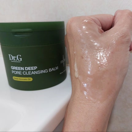 グリーンディープポアクレンジングバーム/Dr.G/クレンジングバームを使ったクチコミ(3枚目)