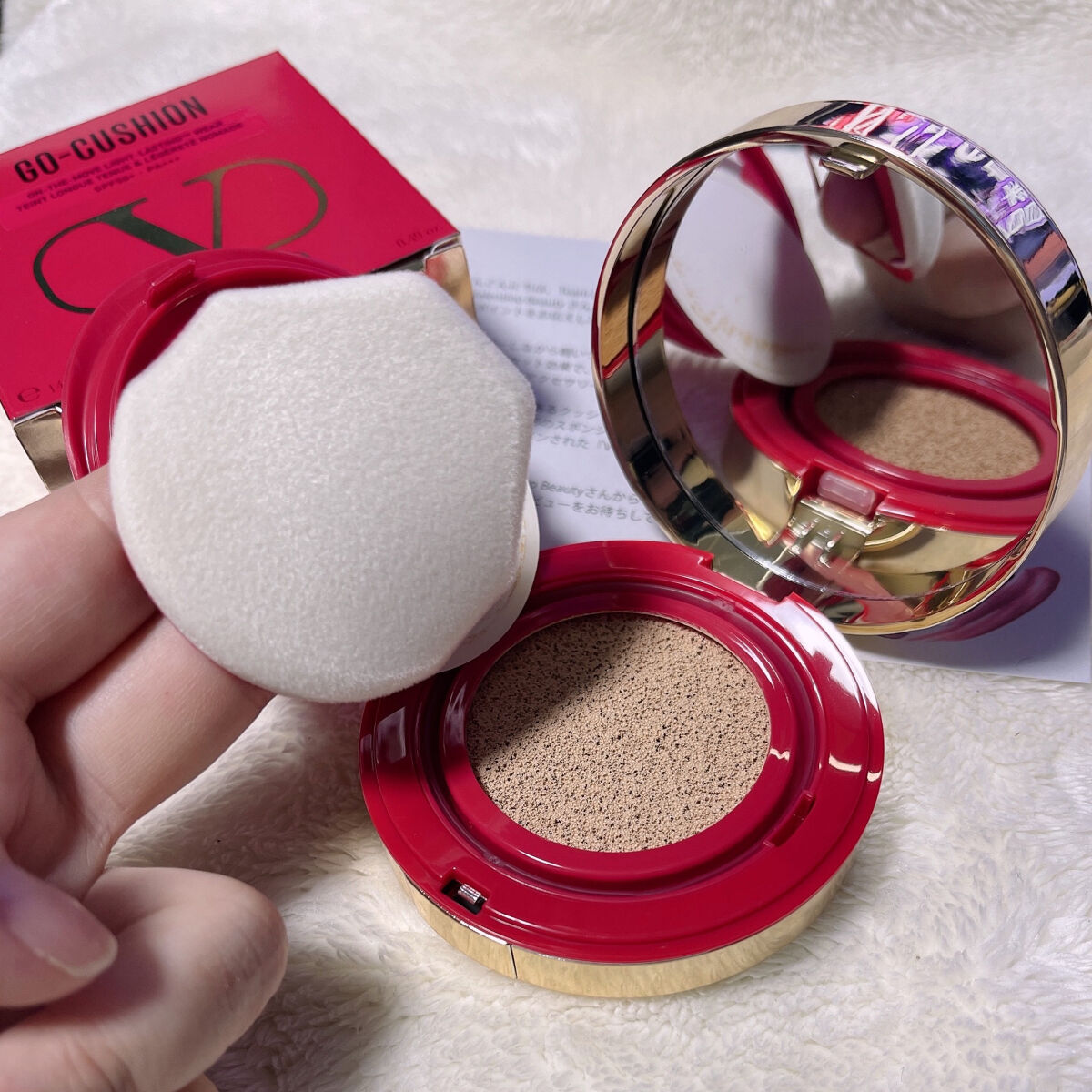 GO クッション/ヴァレンティノ ビューティ/クッションファンデーションを使ったクチコミ（2枚目）