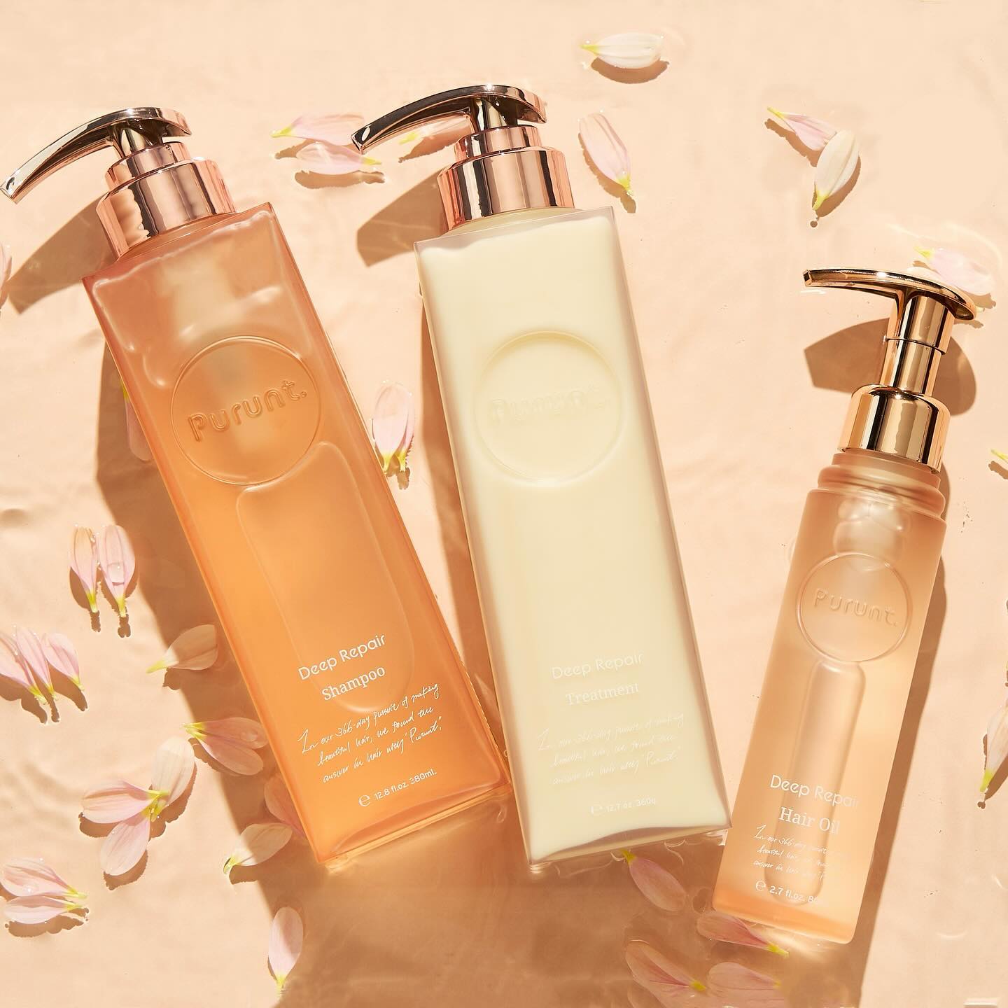 プルント ディープリペア美容液シャンプー／トリートメント/Purunt./市販シャンプーを使ったクチコミ（1枚目）