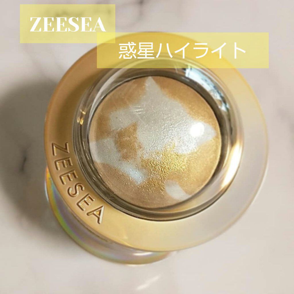 ZEESEA 惑星ハイライト 04 VG ヴィーナスゴールド/ZEESEA/パウダーハイライトを使ったクチコミ（1枚目）