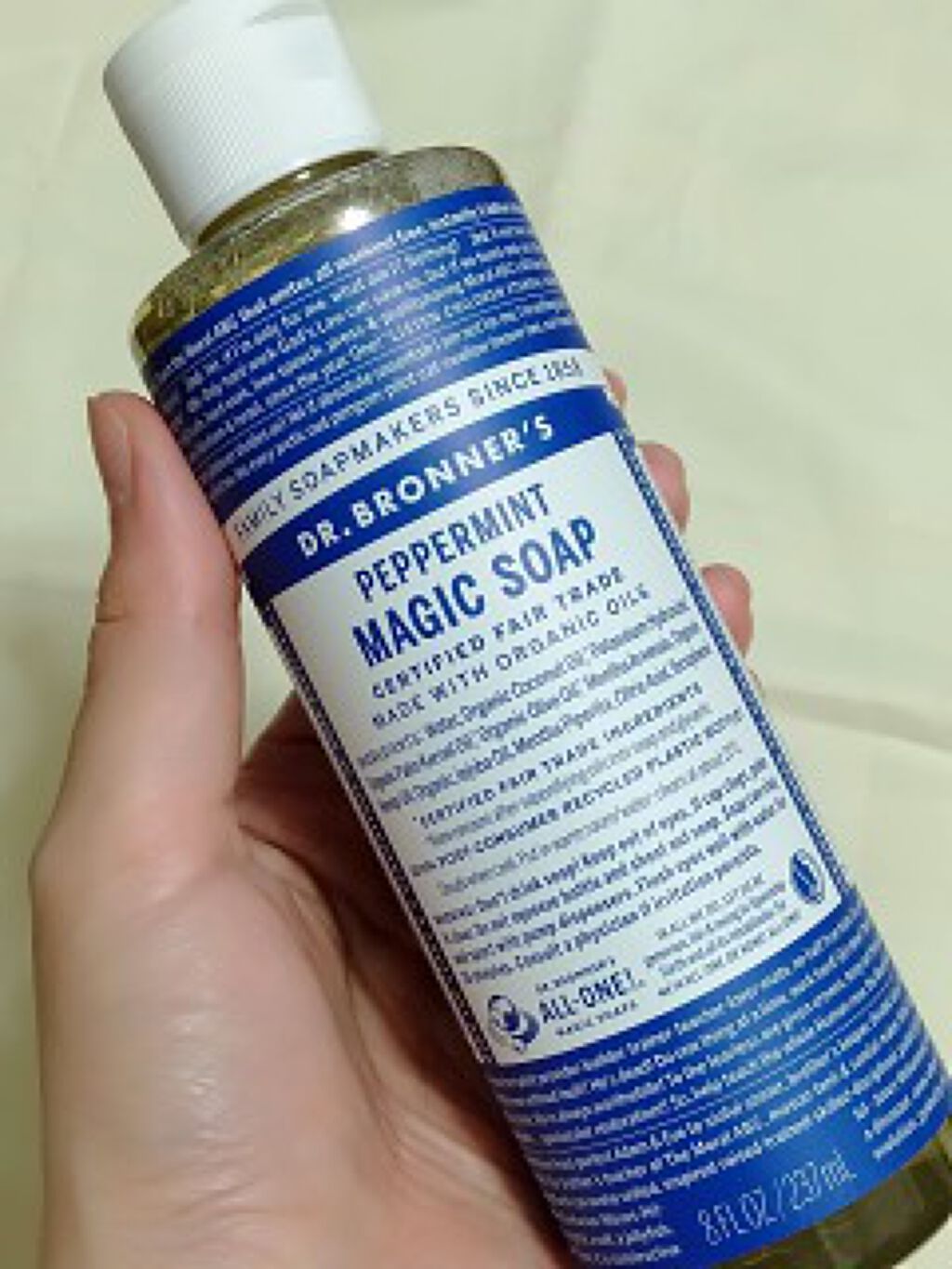 マジックソープ ペパーミント/ドクターブロナー/ボディソープを使ったクチコミ(1枚目)