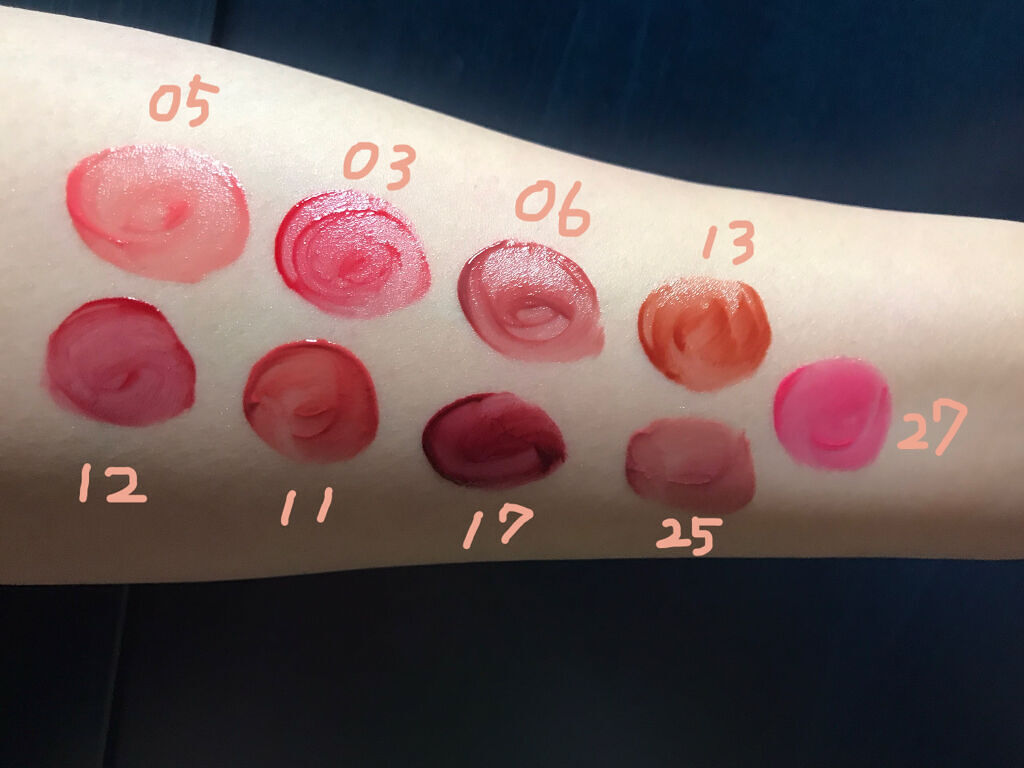 ジューシーラスティングティント/rom&nd/リップティントを使ったクチコミ（2枚目）