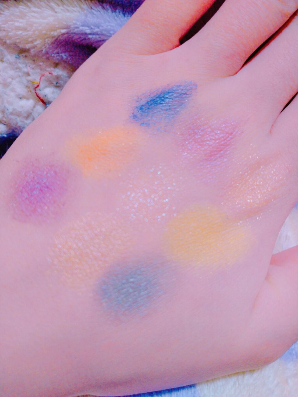 UR GLAM BLOOMING EYE COLOR PALETTE/U R GLAM/アイシャドウパレットを使ったクチコミ(2枚目)