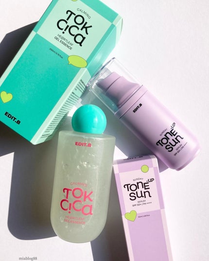 カーミングシカドクダミゲルエッセンス/EDIT.B/美容液を使ったクチコミ(7枚目)