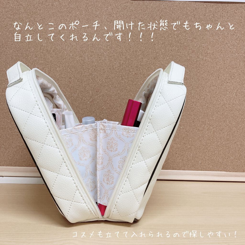 nanakoななこが本気で作ったleur charmeコスメポーチ/宝島社/化粧ポーチを使ったクチコミ(4枚目)