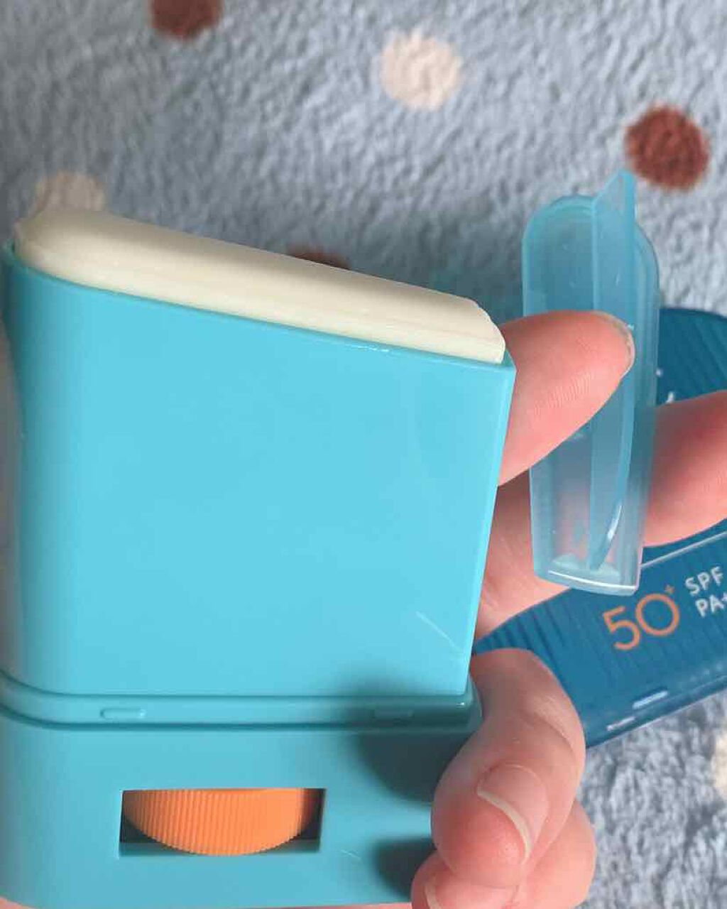  ナチュラルパーフェクションフレッシュサンスティック/AHC/日焼け止めスティックを使ったクチコミ（2枚目）