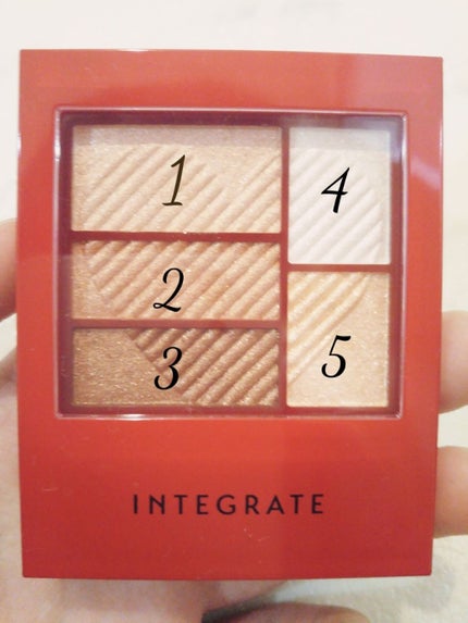 トリプルレシピアイズ/インテグレート/アイシャドウパレットを使ったクチコミ(2枚目)