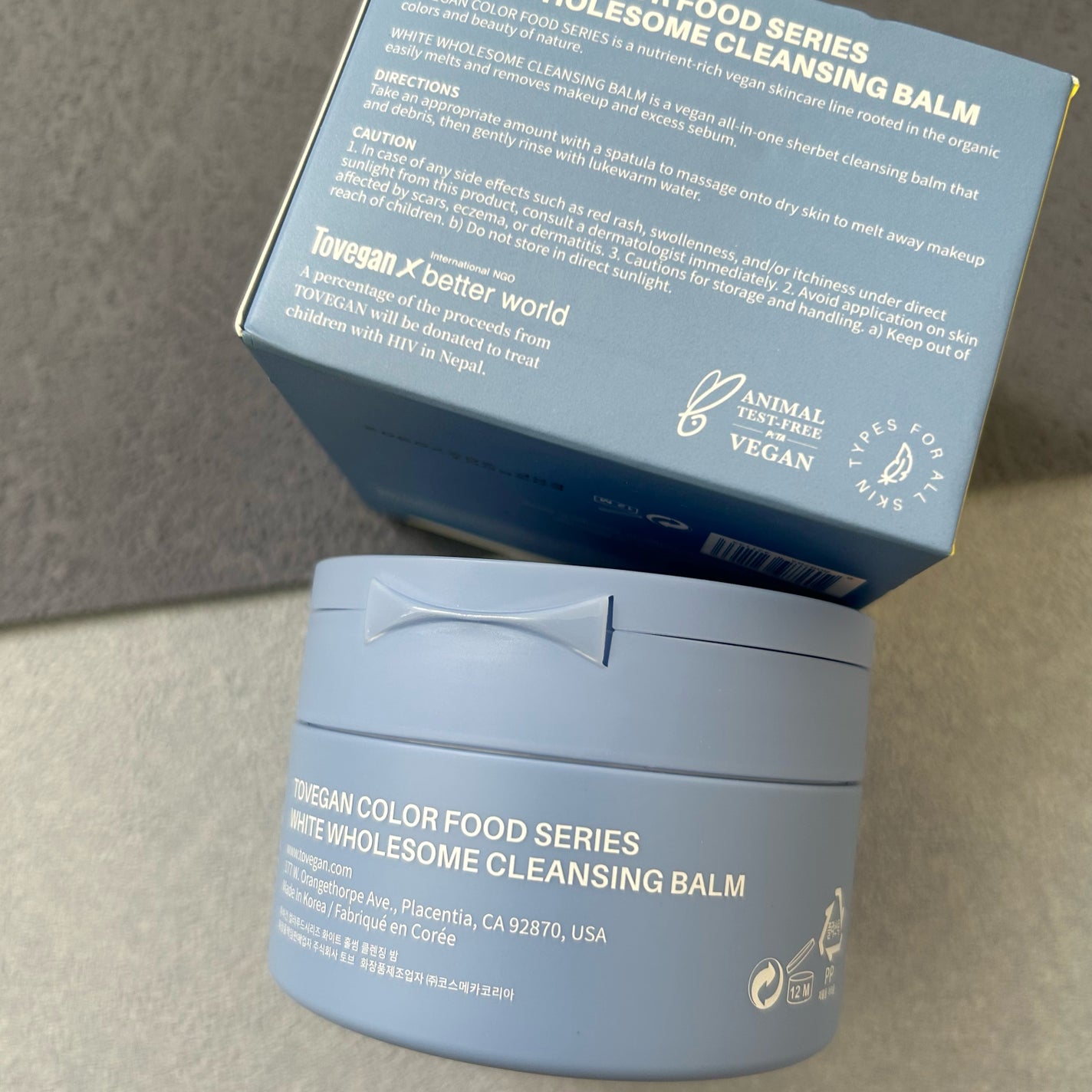 カラーフードシリーズホワイトホールサムクレンジングバーム/Tovegan/クレンジングバームを使ったクチコミ(4枚目)