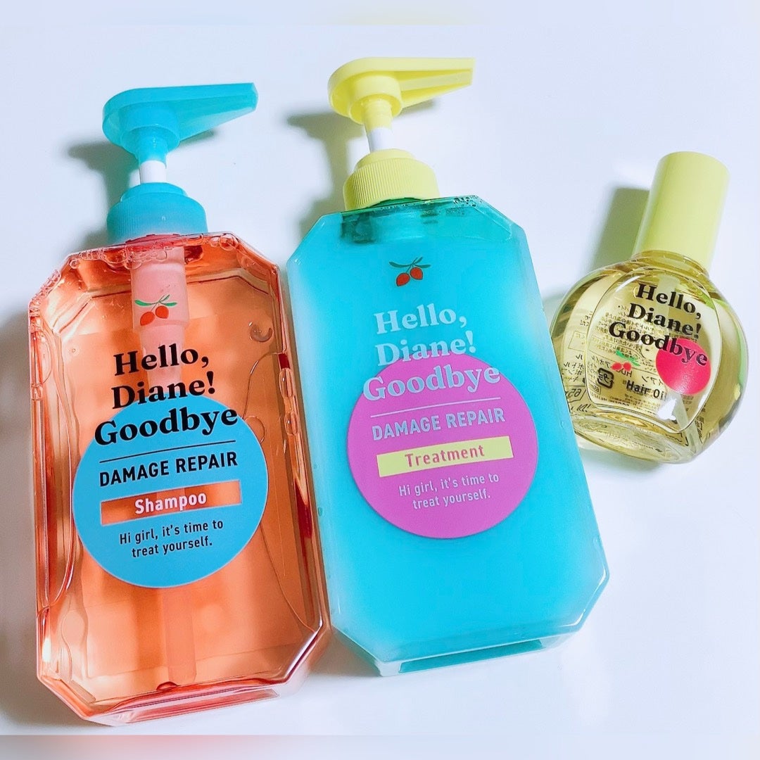ハローダイアン グッバイ ダメージリペア シャンプー/トリートメント/ダイアン/市販シャンプーを使ったクチコミ(5枚目)