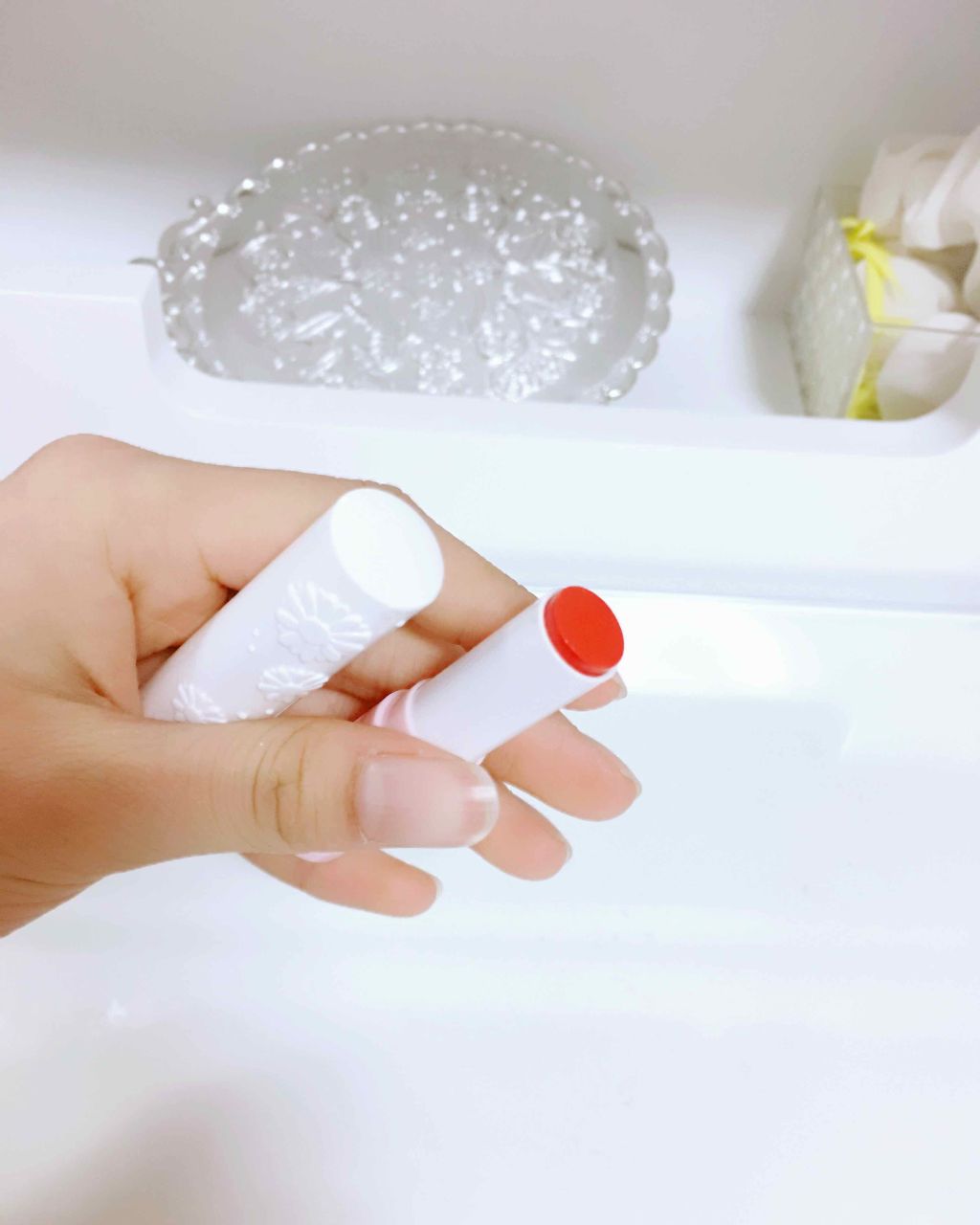 Blooming Kitty リップスティック/DAISO/口紅を使ったクチコミ(2枚目)