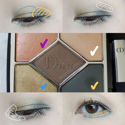 【旧】サンク クルール クチュール/Dior/アイシャドウパレットを使ったクチコミ(3枚目)