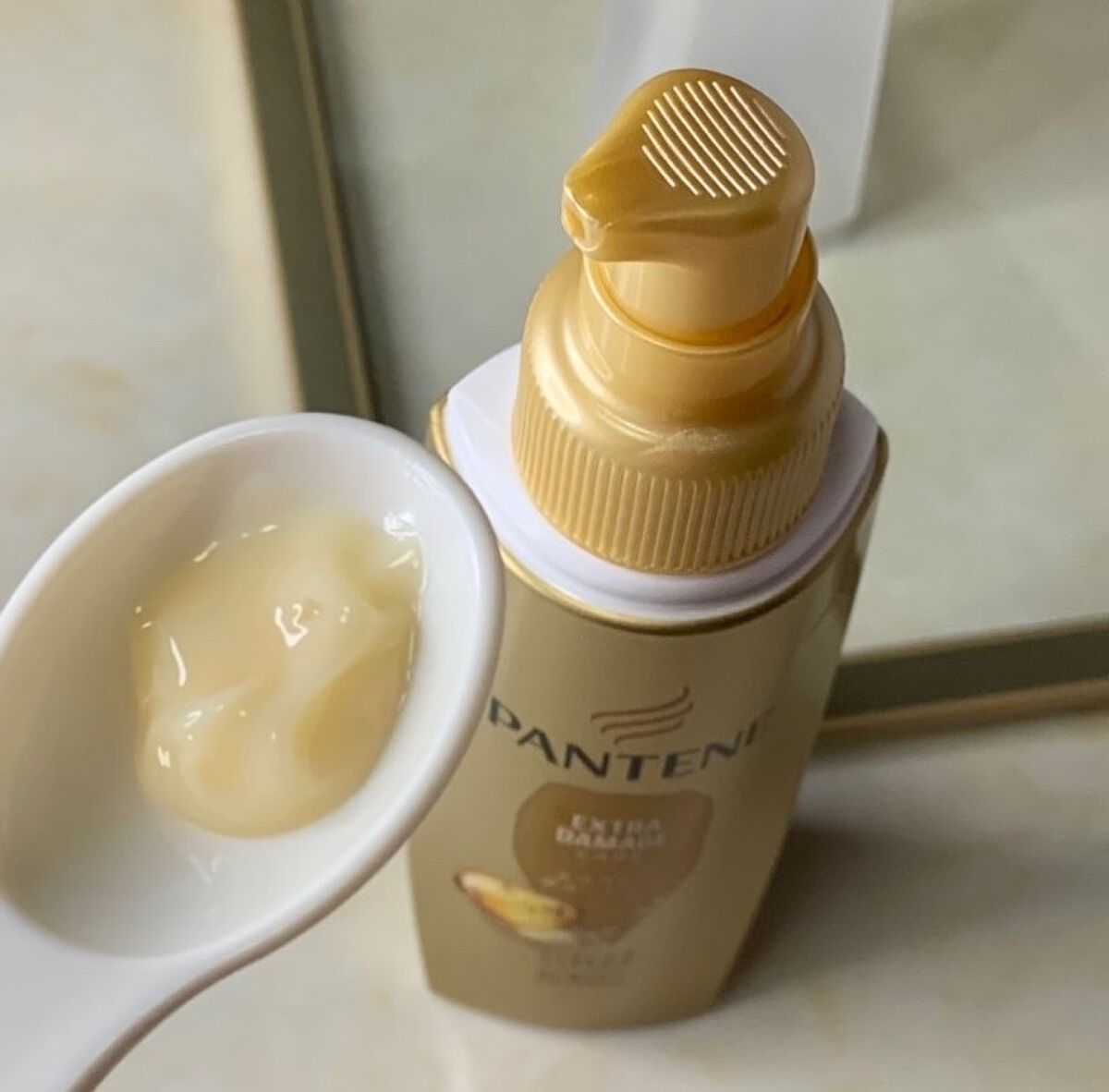  エクストラダメージケア  インテンシブ ヴィタミルク/パンテーン/ヘアミルクを使ったクチコミ（3枚目）