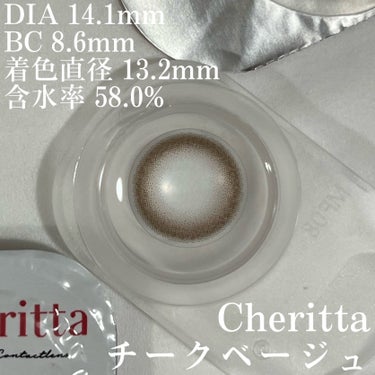 チェリッタ 1day Cheek Beige チークベージュ/Cheritta/ワンデー（１DAY）カラコンを使ったクチコミ（3枚目）