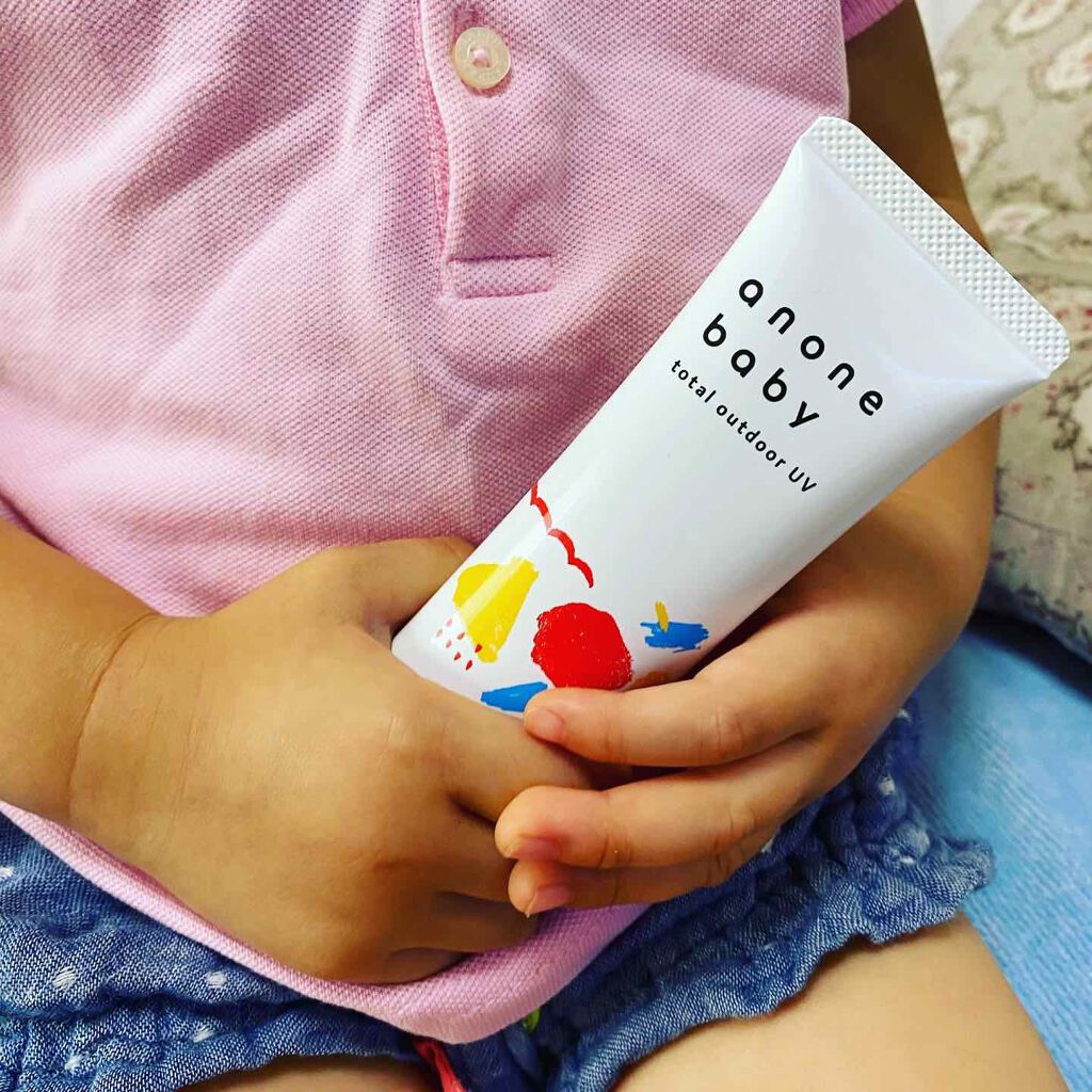 トータルアウトドアUV/anone baby/日焼け止めミルクを使ったクチコミ(2枚目)