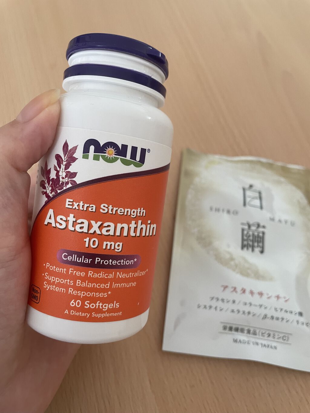 アスタキサンチン/CALIFORNIA GOLD NUTRITION/健康サプリメントを使ったクチコミ（1枚目）