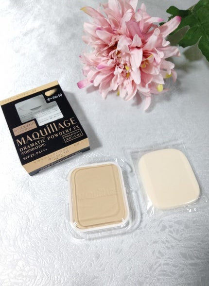 ドラマティックパウダリー EX/マキアージュ/パウダーファンデーションを使ったクチコミ(4枚目)