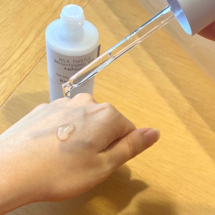 ミルクシスルブライトニングスパ アンプル/RAWQUEST/美容液を使ったクチコミ(2枚目)