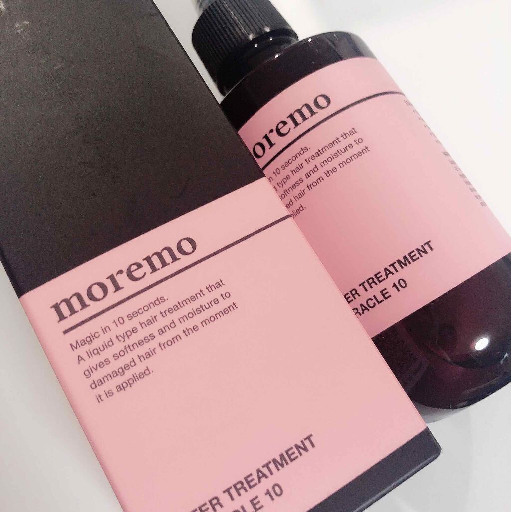 ウォータートリートメントミラクル10/moremo/洗い流すヘアトリートメントを使ったクチコミ(1枚目)