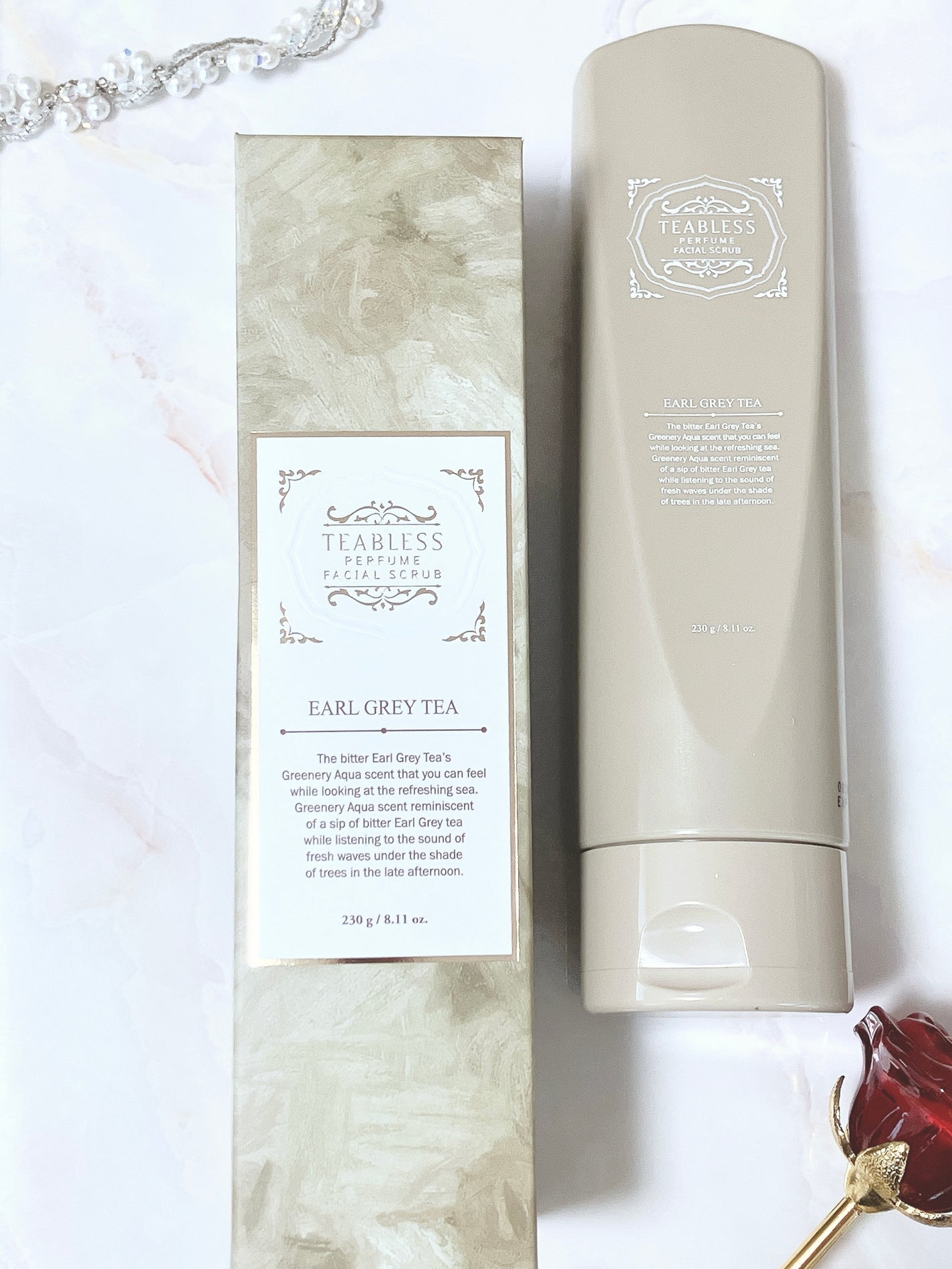 レユリ on LIPS 「こちらはお茶の有効成分と香りを盛り込んだティーパフュームスキン..」(1枚目)