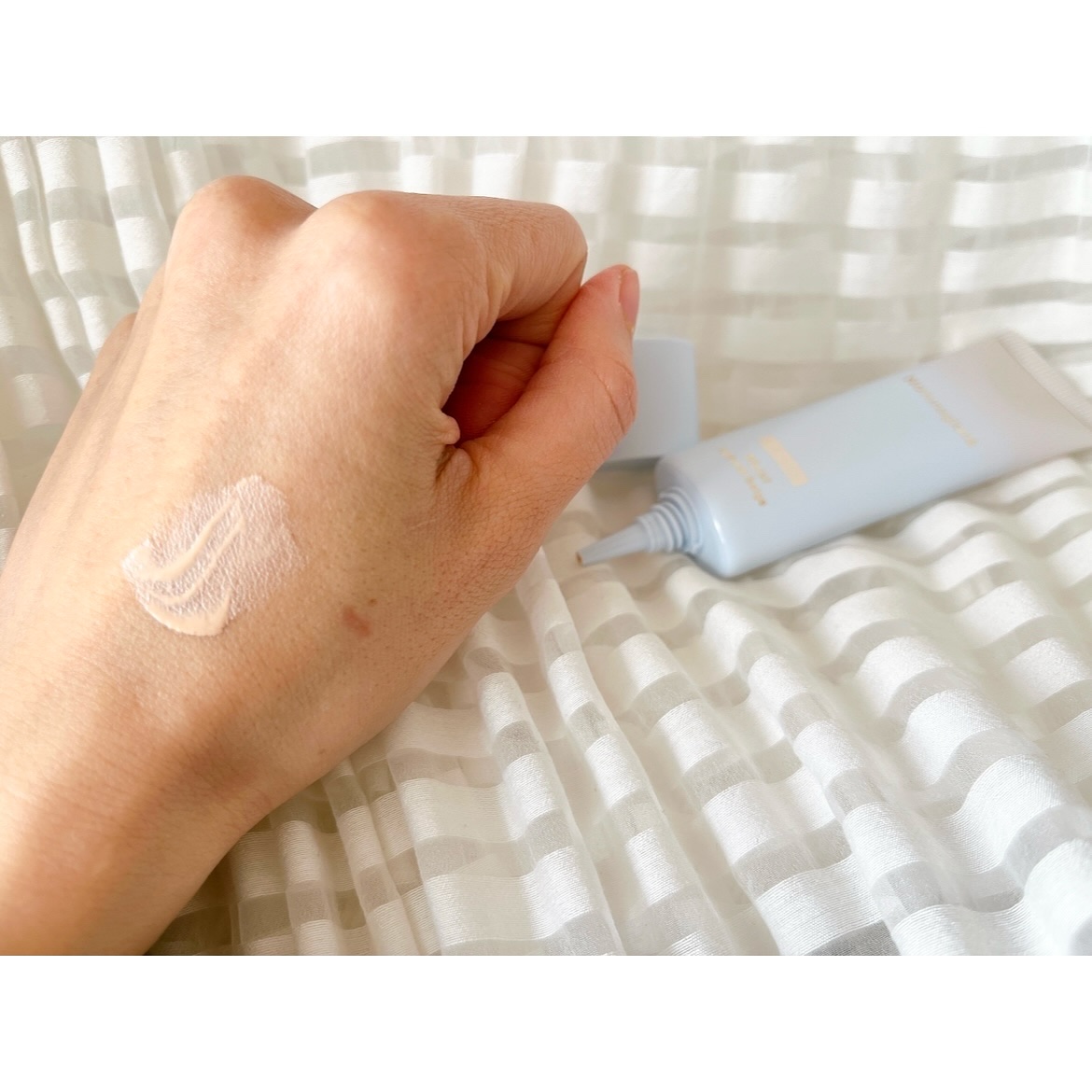 メイクアップ クリーム モイスト/ナチュラグラッセ/化粧下地を使ったクチコミ（3枚目）