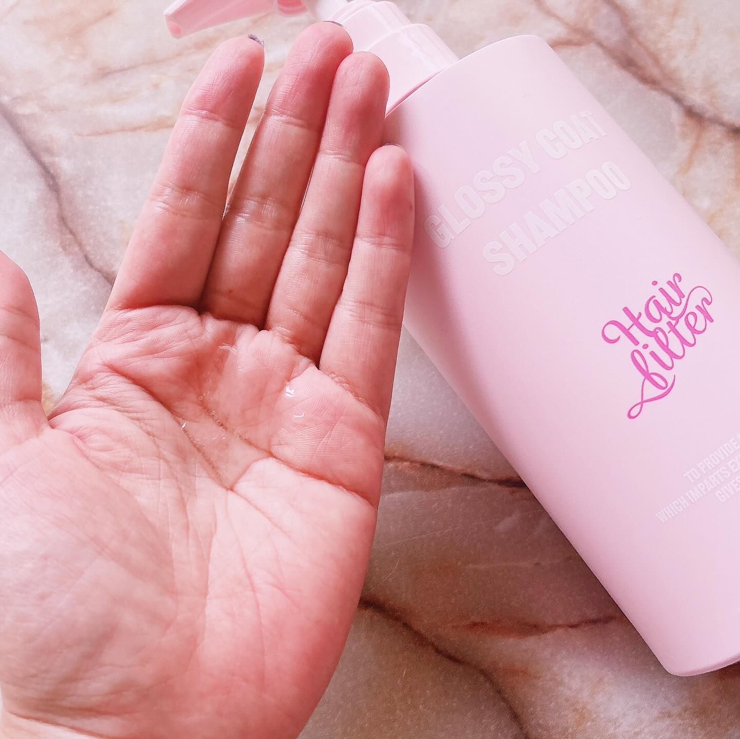 GLOSSY COAT SHAMPOO / TREATMENT/SANUS HAIR FILTER/市販シャンプーを使ったクチコミ（2枚目）