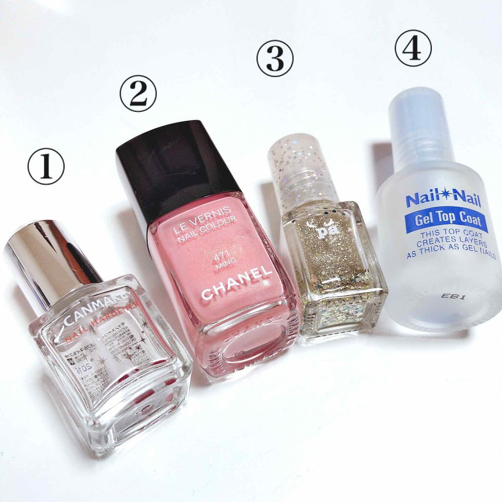 カラフルネイルズ ネイルハードナー/キャンメイク/ネイルトップコートを使ったクチコミ(3枚目)