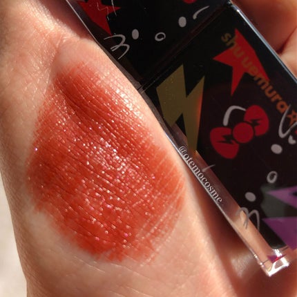 ルージュ アンリミテッド ディスコ グリッツ/shu uemura/口紅を使ったクチコミ(3枚目)