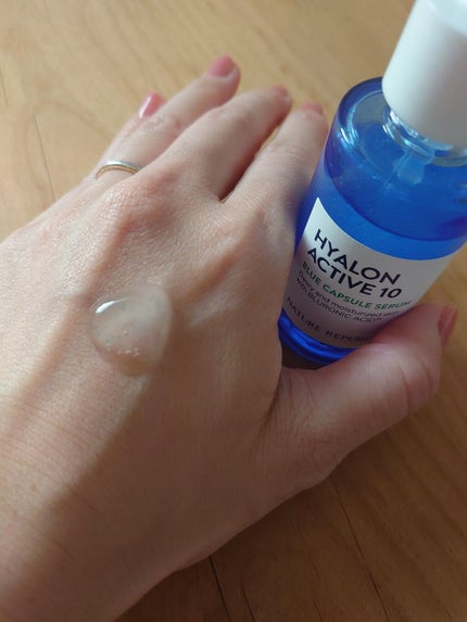 ヒアルロンアクティブ10ブルーカプセルセラム/ネイチャーリパブリック/美容液を使ったクチコミ(2枚目)