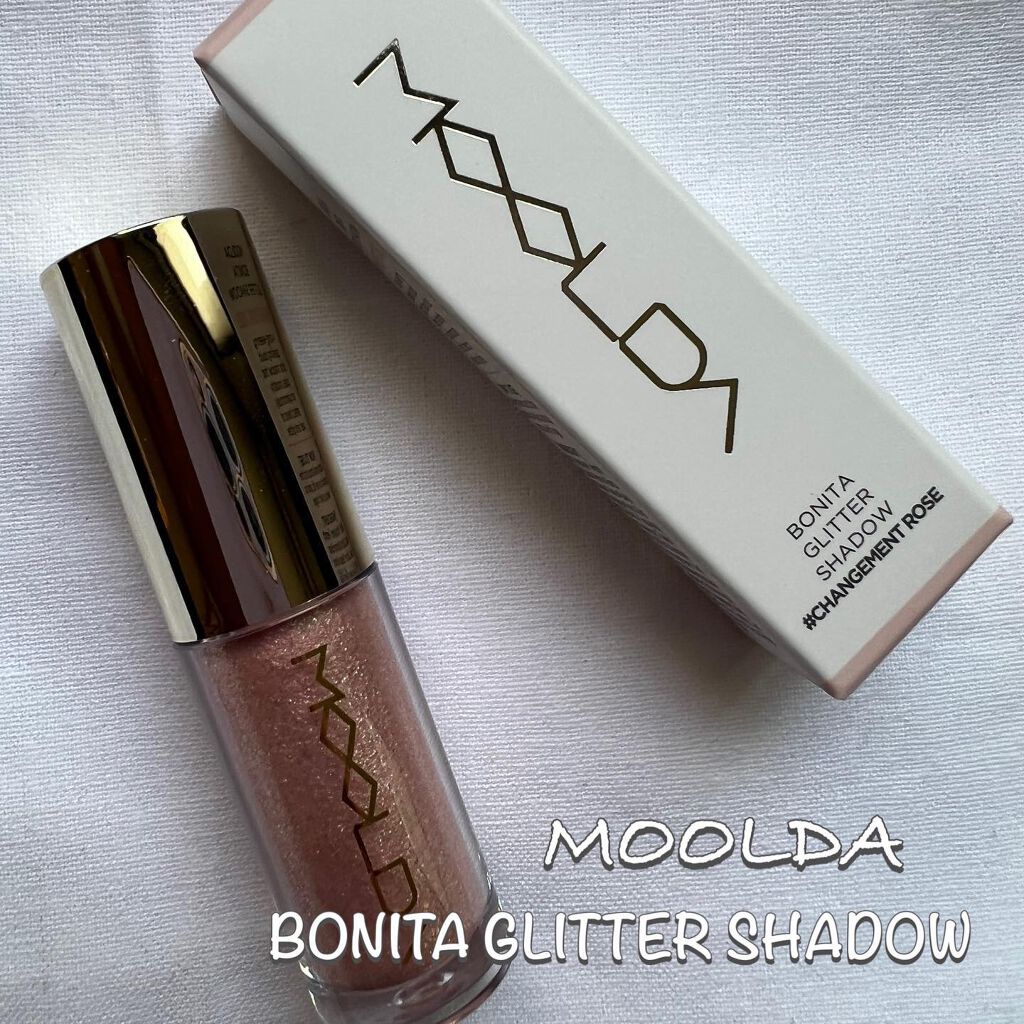 ボニータグリッターシャドウ/MOOLDA/グリッターを使ったクチコミ（1枚目）