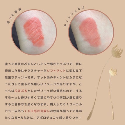 シンプレイン ウォーターブラーティント/Sim;plain/リップティントを使ったクチコミ(5枚目)