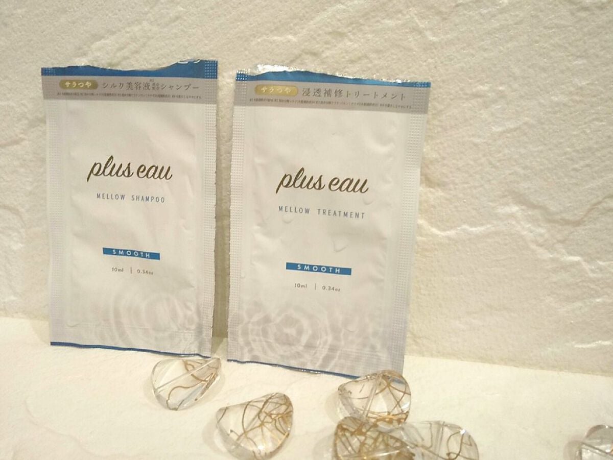 メロウシャンプー/メロウトリートメント/plus eau/市販シャンプーを使ったクチコミ(2枚目)