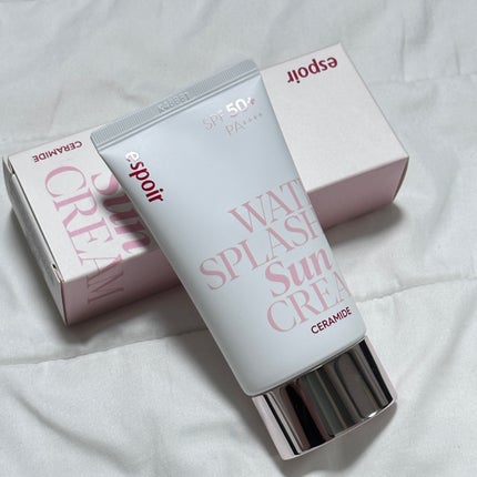 ウォータースプラッシュサンクリーム セラミド/espoir/日焼け止めクリームを使ったクチコミ(1枚目)