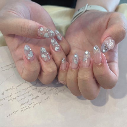 #ジェルネイル,#ワンカラーネイル,#ニュアンスネイル,#うるうるネイル,#ちゅるんネイル,#シンプルネイル,#パーツネイル,#透け感ネイル,#クリアネイル,#ぷっくりネイル,#ちぐはぐネイル,#韓国ネイル,#チークネイル,#うるつやネイル,#フレンチガーリーネイル,#天使ネイル,#パープルネイル,#マグネットネイルのネイルデザイン