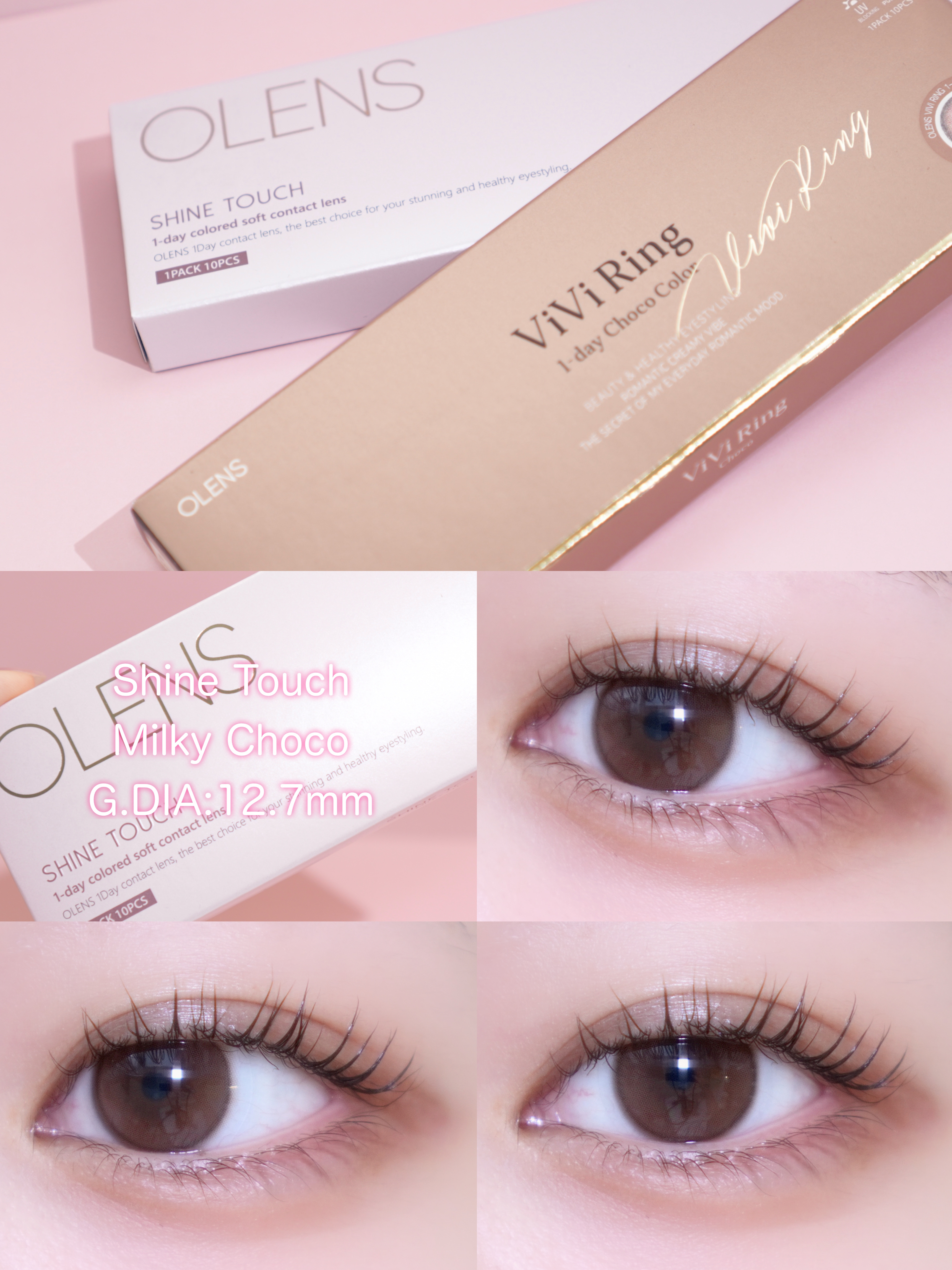 ViVi Ring 1day/OLENS/ワンデー（１DAY）カラコンを使ったクチコミ（3枚目）