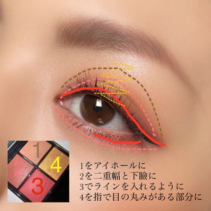 オンブル ジェ/GUERLAIN/アイシャドウパレットを使ったクチコミ(7枚目)