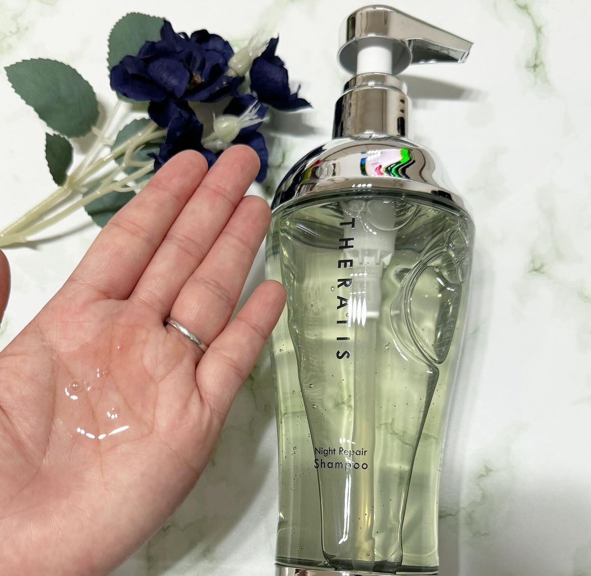 THERATIS by mixim ナイトリペア シャンプー&トリートメント/THERATIS/市販シャンプーを使ったクチコミ（2枚目）