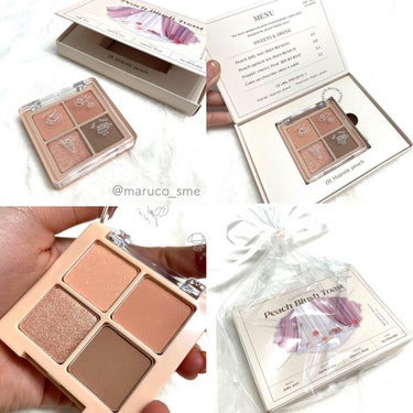 NOTONE  Peach Blush Toast cafe eye palette /Sonomama FRUIT/アイシャドウパレットを使ったクチコミ（8枚目）