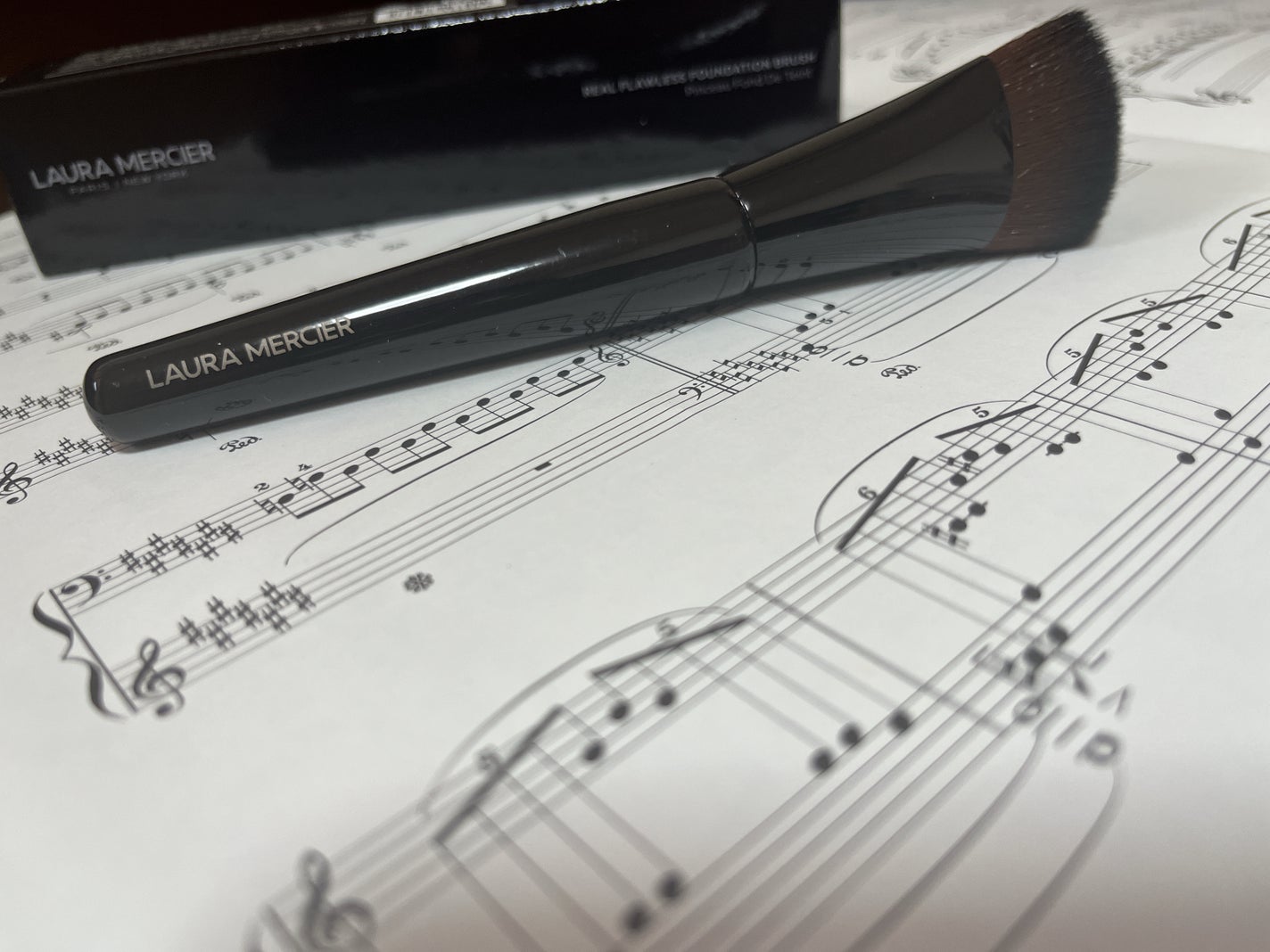 リアル フローレス ファンデーション ブラシ /ローラ メルシエ/メイクブラシを使ったクチコミ(1枚目)