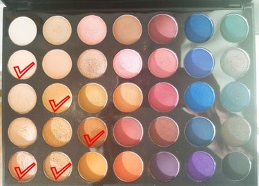 MORPHE  35V  STUNNING  VIBES/Morphe/アイシャドウパレットを使ったクチコミ（3枚目）