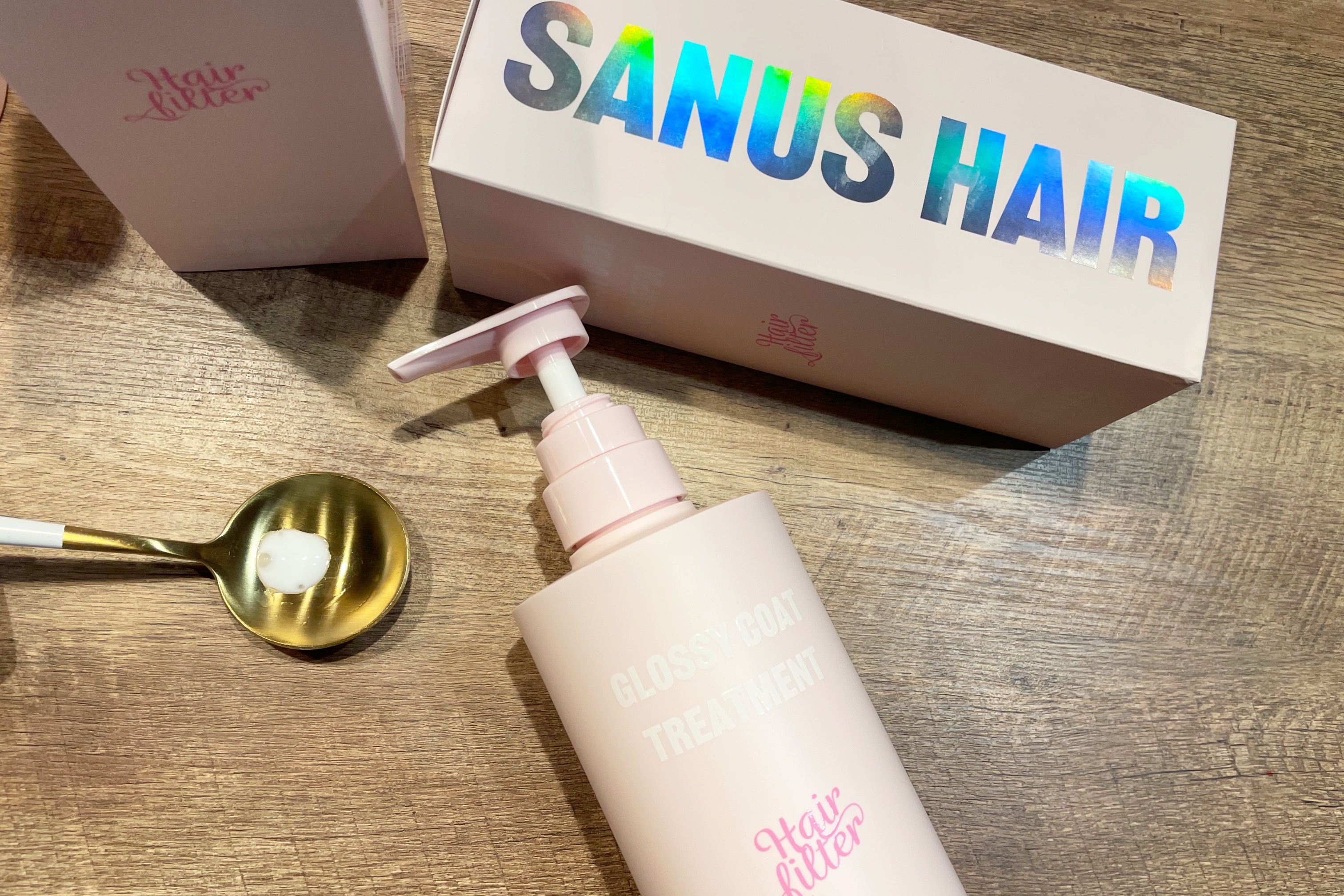 GLOSSY COAT SHAMPOO / TREATMENT/SANUS HAIR FILTER/市販シャンプーを使ったクチコミ（3枚目）