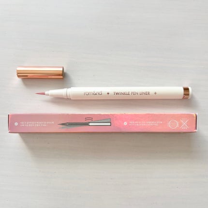 トゥインクルペンライナー/rom&nd/リキッドアイライナーを使ったクチコミ(4枚目)