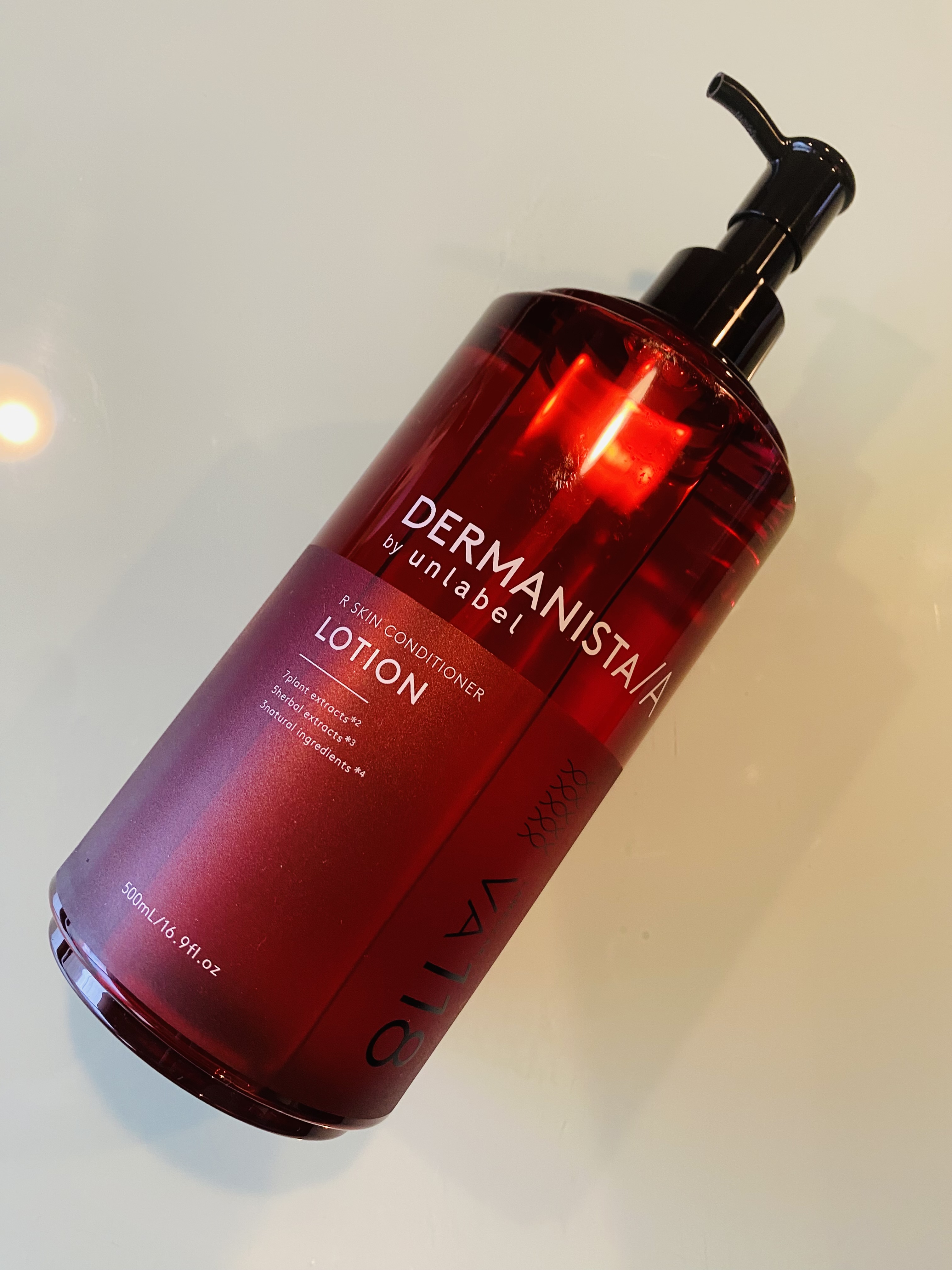 ダーマ二スタ by アンレーベル 超微細＊⁴浸透型＊⁵レチノール誘導体*²配合 スキンコンディショナーローション　　/unlabel/化粧水を使ったクチコミ（1枚目）