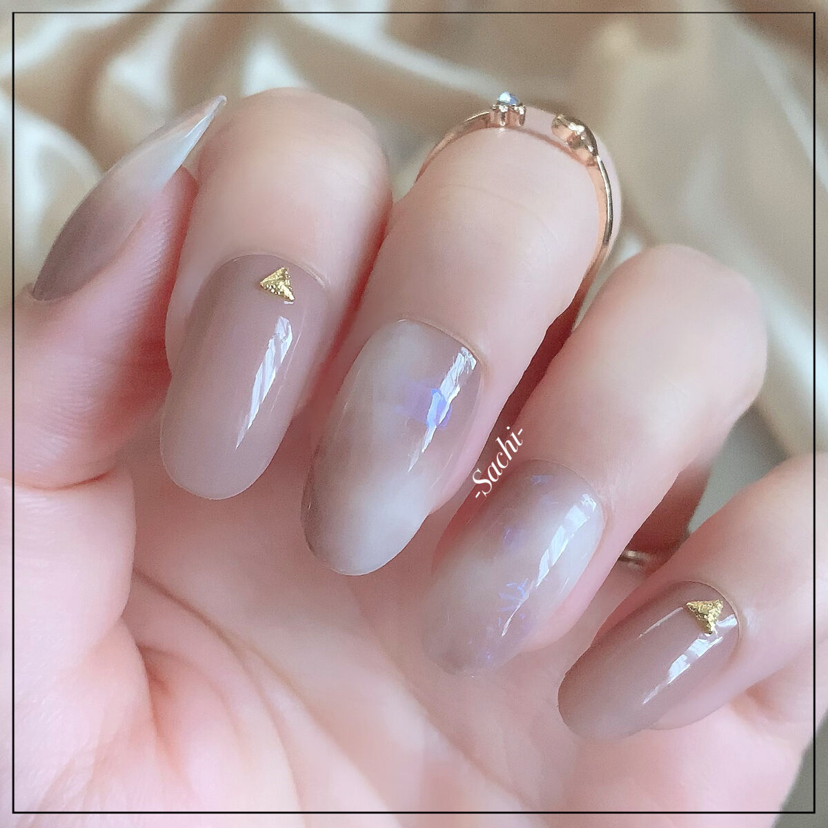 ムードペブルネイル/rom&nd/マニキュアを使ったクチコミ（2枚目）