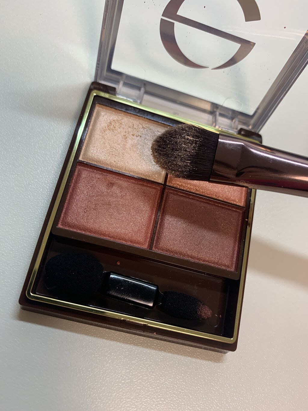 スキニーリッチシャドウ/excel/アイシャドウパレットを使ったクチコミ(3枚目)