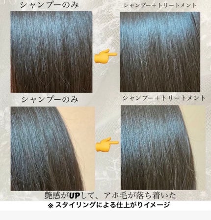 THE BEAUTY 髪のキメ美容プレミアムトリートメント<モイストリペアプレミアム>/エッセンシャル/洗い流すヘアトリートメントを使ったクチコミ(2枚目)