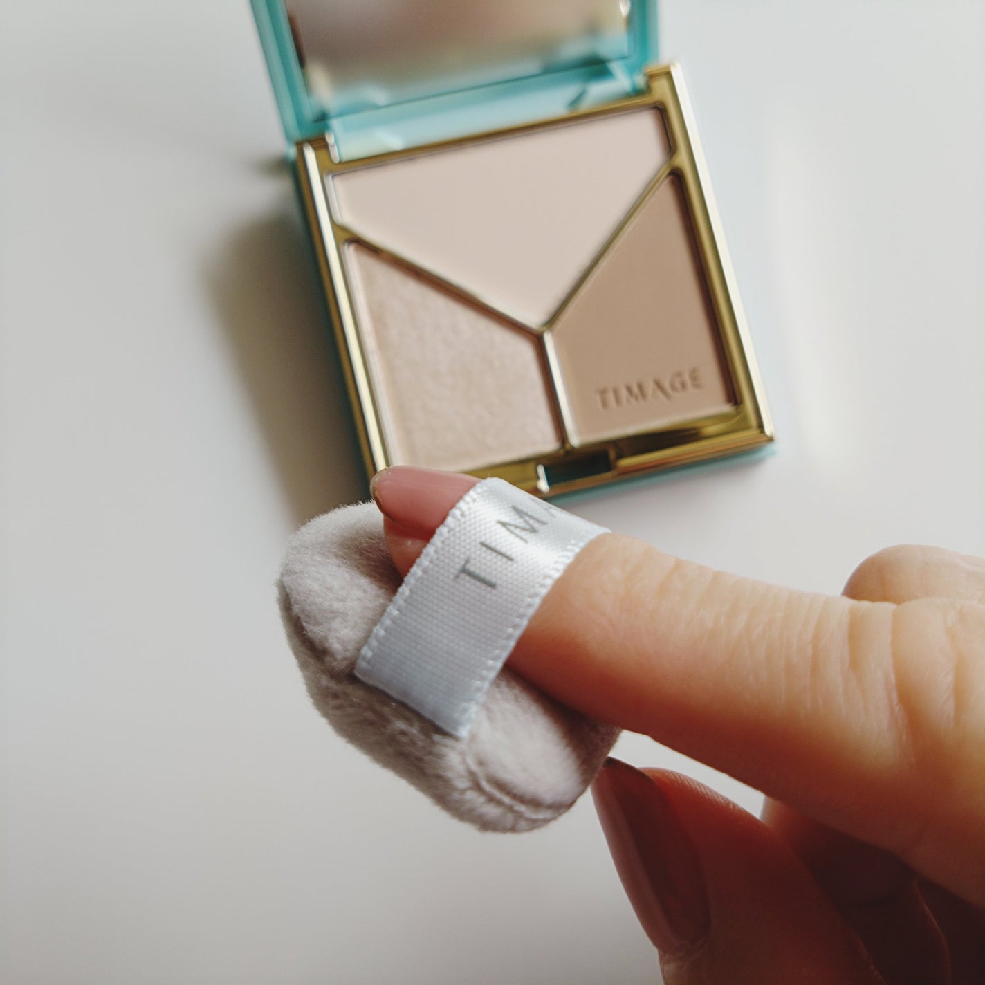 ハイライトシェーディングパレット/TIMAGE/パウダーハイライトを使ったクチコミ(3枚目)